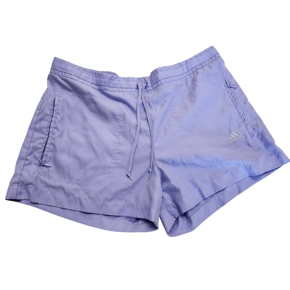 Adidas Originals Sprinter 3 Stripe Large Shorts Lilac Purple Lavender Running